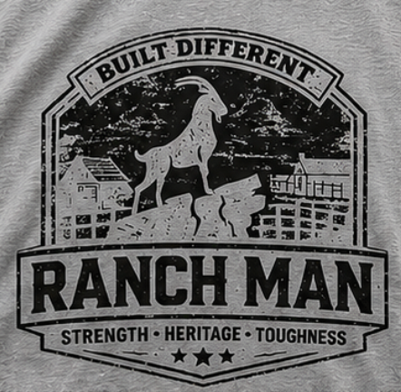 Built Different Goat T-Shirt